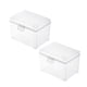 thumbnail image 2 of 2 Cajas De Almacenamiento Transparentes Con Tapa, Organizadores De Escritorio Para Tarjetas, Escritorio Del Hogar, 2 of 5