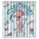 thumbnail image 1 of Cortina de ducha para baño con ganchos, tamaño 66 x 72 pulgadas, 1 of 3