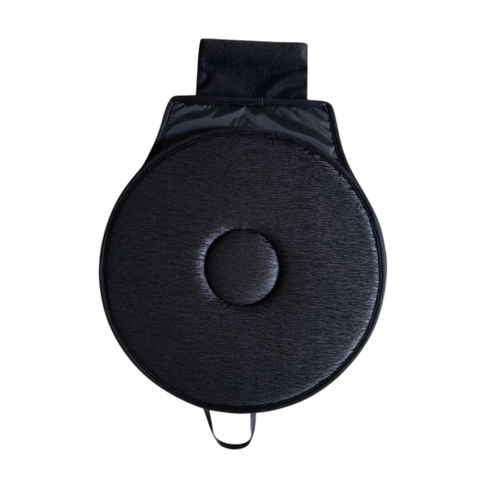 Magideal - Cojín De Asiento Giratorio De 360 Grados Para Personas Mayores, Para El Coche, Para El Hogar, Regalo, Cojín Ergonómico Compacto Para Asientos De Coche Negro