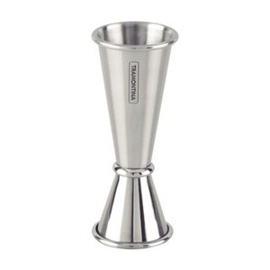 Dosificador Tramontina Doble Para Bebidas En Acero Inoxidable 25 Y 50 Ml