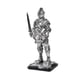 thumbnail image 3 of Estatua De Caballero Escultura Creativa Vintage Para Centro De Mesa Escritorio Entrada Plata, 3 of 5