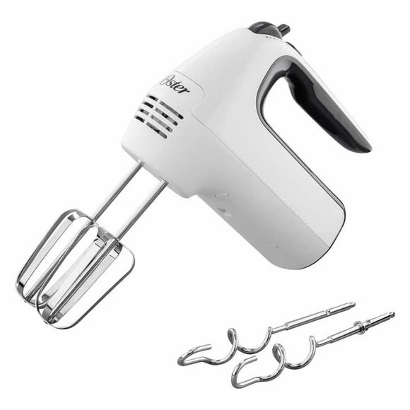 Batidora Electrica De Mano 6v Con Turbo Blanco