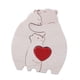 thumbnail image 5 of Bear Family Wooden Art Puzzle De Madera Rompecabezas De Rompecabezas Para Mamá Padres 3 Osos, 5 of 5