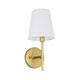 thumbnail image 4 of Aplique de pared HDE Cason 1 luz latón/blanco 31 cm, 4 of 6