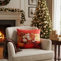 Genérico - Set 2 Funda De Cojin Navideño 45X45 Cm Decoracion