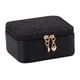 thumbnail image 3 of Joyería Organizador Caja Caja Holder Pendiente Pendiente Collar Pantalla Portátil Negro, 3 of 5