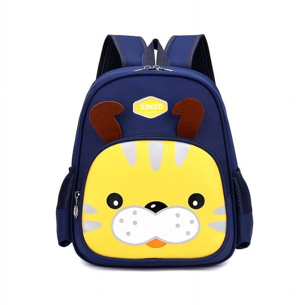 Cute Cartoon Animal Print Student Backpack Large Capacity Breathable Kindergarten School Bag