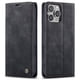 thumbnail image 2 of CaseMe Funda de Cuero para iPhone 16 Pro Max, Funda de Cuero Tipo Billetera con Tarjetero, Cierre Magnético, a Prueba de Golpes, Soporte, Funda Protectora para iPhone 16 Pro Max, Negro, 2 of 12