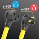 thumbnail image 4 of Cable de extensión para soldadora TOOLIOM 12 m 8 AWG 6‑50P a 6‑50R, 4 of 5