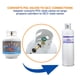 thumbnail image 2 of Adaptador de tanque de propano Flame King POL a tipo QCC1, 2 of 6