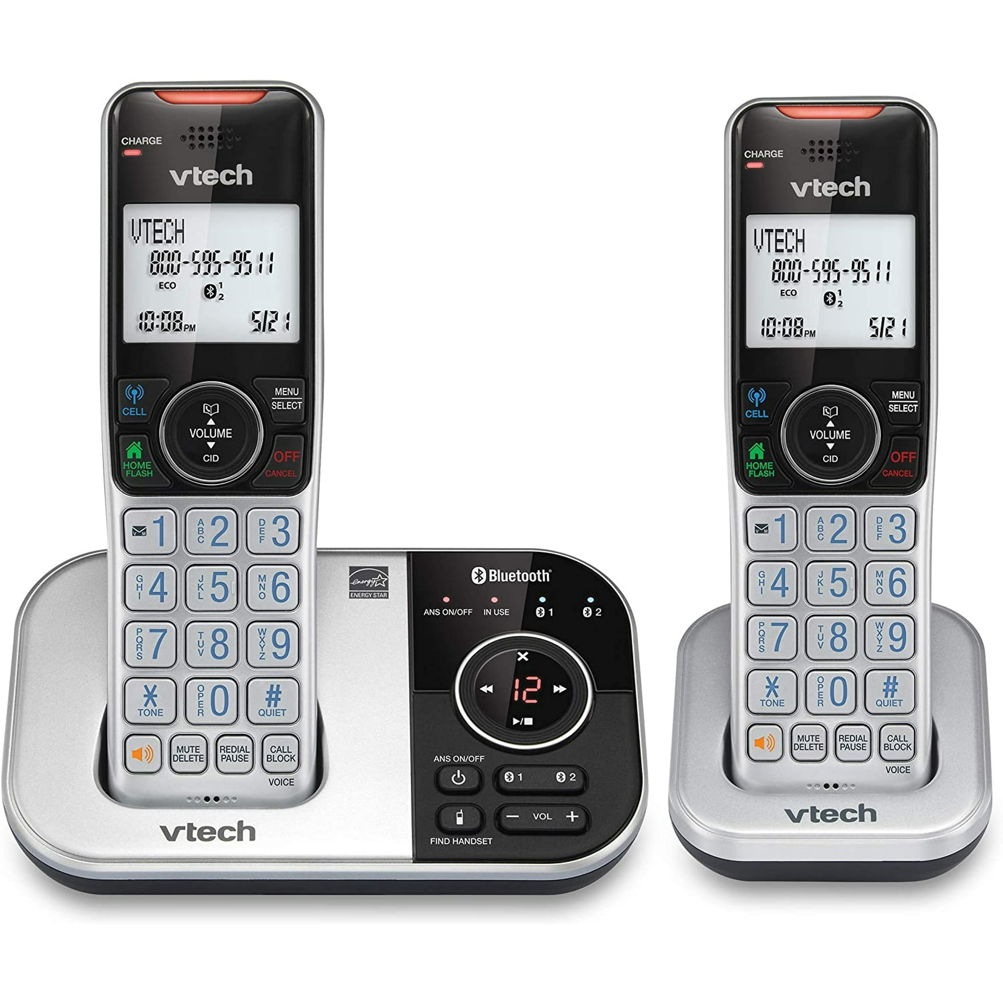 Teléfono Inalámbrico Digital Vtech Vs112-2 Bluetooth