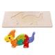 thumbnail image 4 of Rompecabezas De Madera Para Niños Rompecabezas De Dinosaurios De Madera Para Niños Pequeños Parasaurolophus Preescolar, 4 of 5