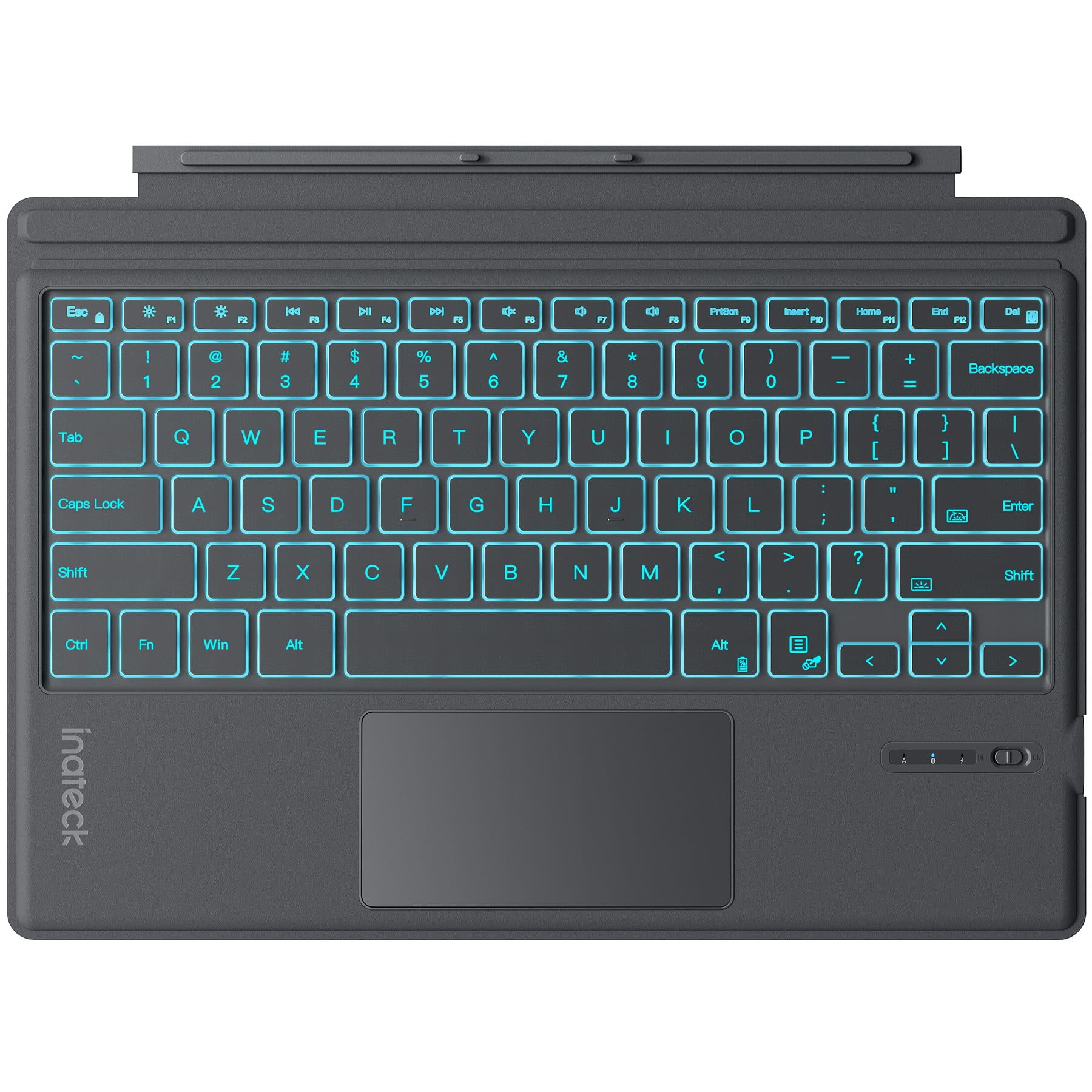 Teclado Inateck Surface Pro 7 Con Panel Táctil Precision Bt 5.3