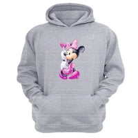 Genérico - Polerón Canguro Ratoncita M. Gris Claro Talla S Unisex