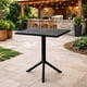 thumbnail image 4 of Mesa Cocina Terraza Jardín Cuadrada Sander 76x60x60cm Negra, 4 of 6