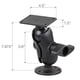 thumbnail image 2 of Soporte para sonda de pesca RAM MOUNTS RAM-D-202-25-C-202U de aluminio, 2 of 8
