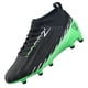 thumbnail image 1 of Botines de fútbol Vizari Tesoro Junior FG para niños y niñas, color negro y verde, 1 of 3