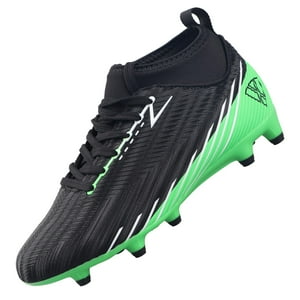 Botines De Fútbol Vizari Tesoro Junior Fg Para Niños Y Niñas, Color Negro Y Verde