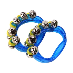 Bothyi - 2 Piezas De Campanas De Mano, Pandereta Musical Para Ktv, Jardín De Infantes, Escuela, Azul