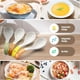 thumbnail image 2 of Cuchara sopera china de cerámica de 6.3 pulgadas, cuchara para ramen con patrón retro, para sopa, dumplings, pho, wonton y miso, 4 piezas (color), 2 of 6