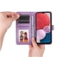thumbnail image 5 of Funda tipo cartera FOXDOCK para Samsung Galaxy A13 4G , diseño girasol en relieve, cuero PU, cierre magnético, soporte y tarjetero, 5 of 5