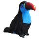 thumbnail image 2 of Tucán De Peluche, Adorable, Decorativo, Resistente, Ideal Para Restaurante, Vacaciones, Sala De Estar, Color Azul., 2 of 5
