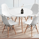 thumbnail image 2 of Comedor Mesa Eames Redonda Blanca 100cm + 4 Sillas Eames Blancas, 2 of 8