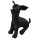 thumbnail image 5 of Maniquíes De Cuero PU Para Perros, Ropa Para Mascotas, Maniquí Con Soporte Para Perros, Modelo Sentado, Juguete, Talla S, Negro, 5 of 5