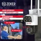 thumbnail image 4 of Pack x2 Cámara De Seguridad 5G Zeker Doble 4MP Impermeable, 4 of 10