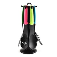 Click Ventas - Set 6 Utensilios De Cocina Antiadherentes Mango De Silicona Multicolor