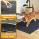 thumbnail image 5 of Tapete para arena de gato de 32"x22", doble capa, impermeable y antideslizante, plegable, tamaño mediano, 5 of 6
