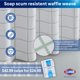 thumbnail image 4 of Juego de Cortina de Ducha Clorox Waffle 183x183 cm Verde Salvia, 4 of 8