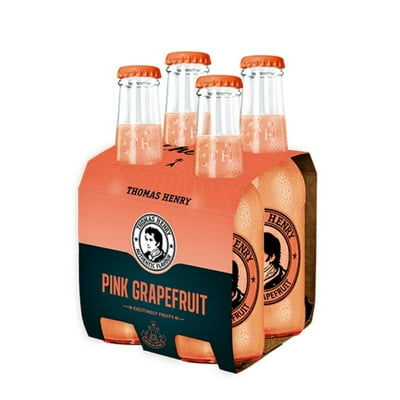 Agua Tónica Pink Grapefruit Pack 4 Botella 200 Ml Thomas Henry