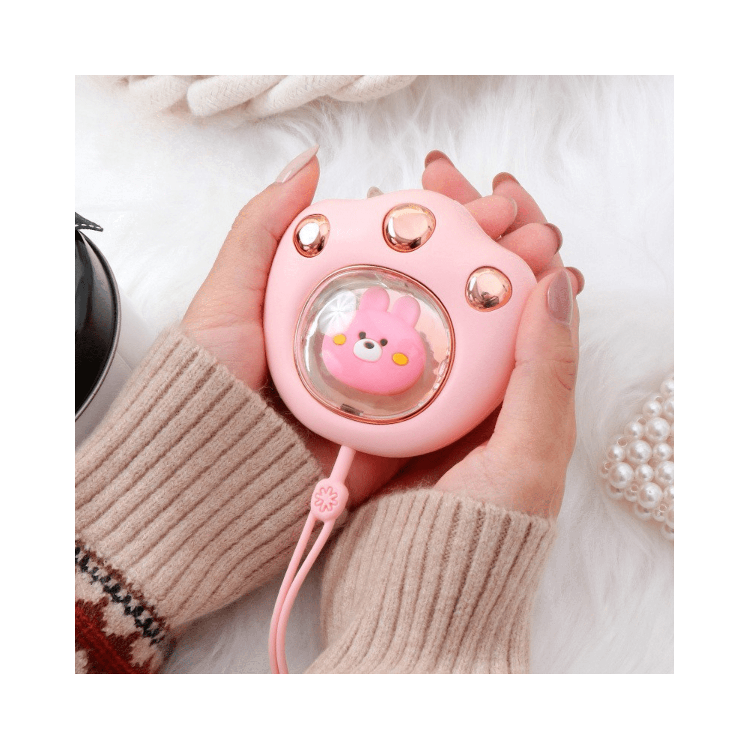 Casa Pagoda - Calentador De Manos Portátil Recargable Usb