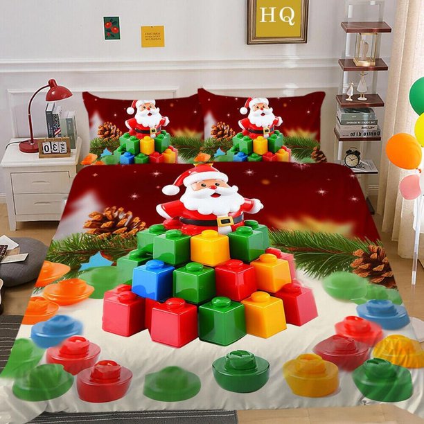 Christmas Gift For Boys And Girls Quilt Duvet Cover Set Bedding Doona Cover3-Piece Bedding Set