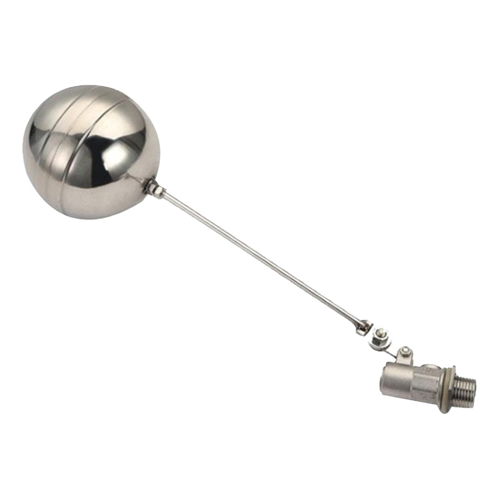 Magideal - Válvulas De Bola Flotante, Bolas Flotantes, Válvulas, Válvulas De Flotador, Control De Flujo Multipropósito, Rosca Macho, Accesorios, Acero Inoxidable Dn15 05 Pulgadas