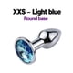 thumbnail image 5 of 1pc Waterproof Stainless Steel Anal Plug with Crystal Design - Perfect for Beginners and Couples - Enhance Your BDSM Experience, 5 of 5