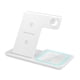 thumbnail image 2 of Soporte De Base De Cargador Rápido Inalámbrico 3 En 1 Para Auriculares De Teléfono Inteligente Iwatch Blanco, 2 of 5