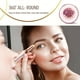 thumbnail image 3 of Electric Portable Eyebrow Razor,Painless White Eyebrow Trimmer,Women's Eyebrow Fixing Pen Automatic Eye-brow Knife, Facial Hair Removal Tool For Women, 3 of 4