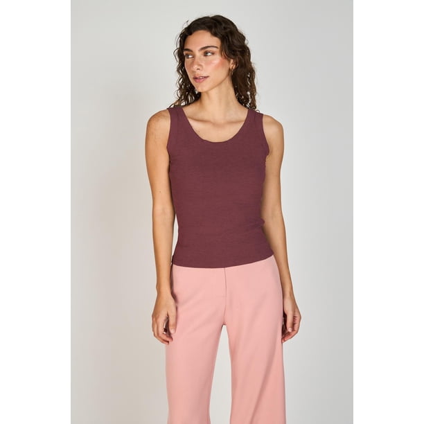 Polera Lara Acanalada Eclipse rosa S