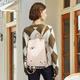 thumbnail image 2 of Vavichica Mochila De Mujer Mochila Campus Bordada De Flores, 2 of 9