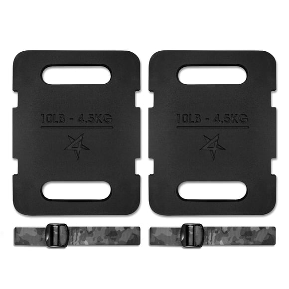 Placa de peso para rucking Yes4All acoplable de 4.5 kg para mochila