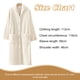 thumbnail image 5 of Bata de baño larga de felpa para mujer, suave, con botones, de forro polar, cálida, para invierno, con bolsillos, 5 of 5
