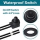 thumbnail image 3 of Interruptor impermeable Gephynm 12V SPST botón pulsador 2 piezas, 3 of 3