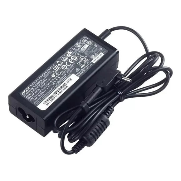 Cargador Acer Punta Fina Original 45w 19v 2.37a 3.0x1.1mm Negro