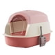 thumbnail image 1 of Caja De Arena Grande Para Gatos Con Puerta Delantera Caja De Arena Duradera Para Mascotas Con Tapa Color Rosa, 1 of 5