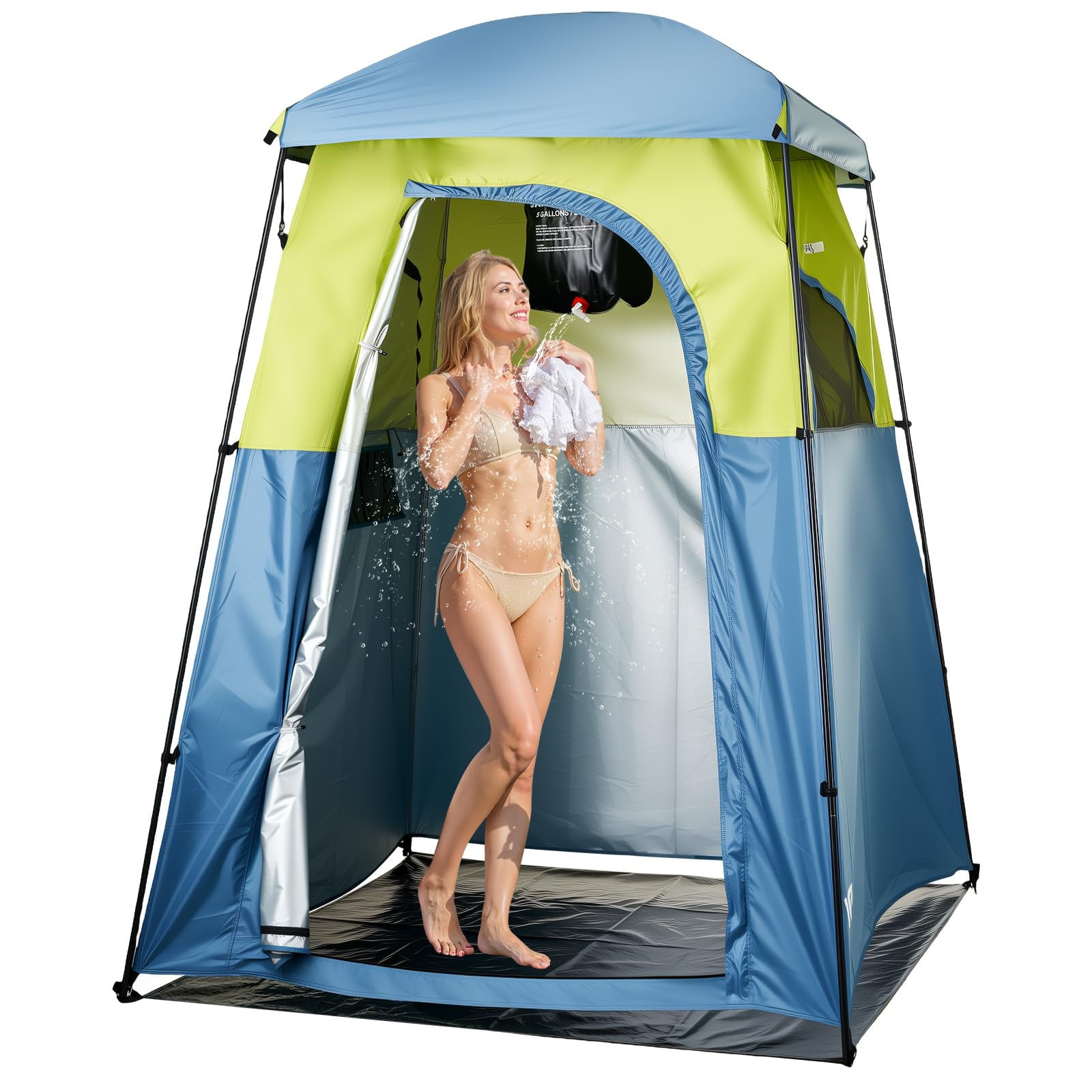 Carpa De Ducha Para Acampar Vevor, Portátil, Privacidad, 1 Habitación, Con Bolsa
