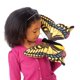 thumbnail image 4 of Mariposa de mano Folkmanis Swallowtail con forma de mariposa multicolor, 4 of 4