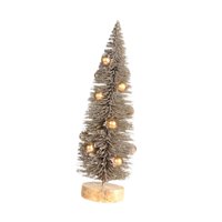 Bothyi - Mini Árbol De Navidad Árbol De Navidad En Miniatura Con Bola Navideña Para Escritorio 20Cmx6.5Cm