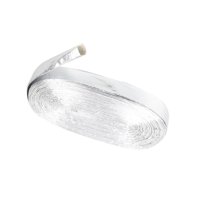 Magideal - Protector Térmico De Vaina Aluminizada Para Automóvil, Diámetro Exterior De 32 Mm, Liviano, Para Cables Y Mangueras Automotrices, Ignífugo, Diámetro 2 Metros